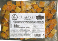 Calabaza pelada en dados congelada "Grupo Marfesa"
