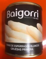 Yemas de esparragos blancos