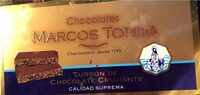Turron de chocolate crujiente