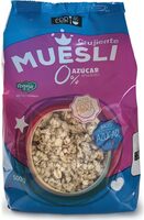 Crujiente muesli sin azúcares añadidos