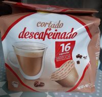 Cápsulas de café cortado descafeinado
