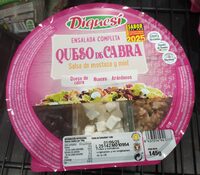 Ensalada completa de queso de cabra