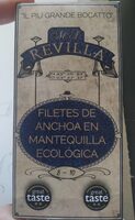 Filetes de anchoa en mantequilla ecológica