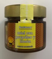 Miel con propóleo y limón