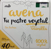 Postre de avena sabor vainilla