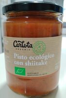 Pisto ecológico con shiitake