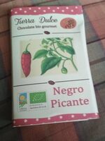 Chocolate bio gourmet Negro picante