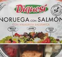 Ensalada "noruega con salmón"