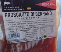 Prosciutto di Serrano in fette sottili