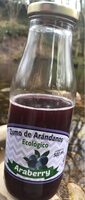 Zumo de arándanos ecológico