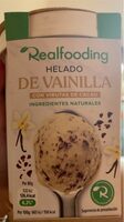 Helado de vainilla con virutas de cacao