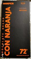 Chocolate negro con naranja