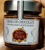 Crema de chocolate con avellanas y aceite de oliva