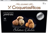 Gourmet croquetas de boletus edulis caseras