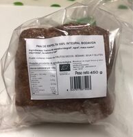 Pan de espelta 100% integral