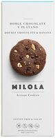 Galletas de doble chocolate y plátano