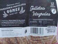 Galletas integrales
