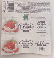 Iogurt natural amb maduixa