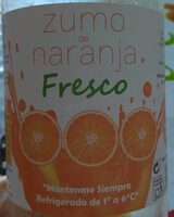 Zumo de naranja fresco