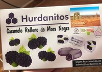 Caramelo relleno de mora negra