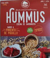 Hummus sabor pimiento de piquillo