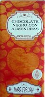 Chocolate negro con almendras