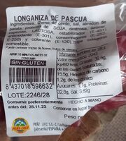 Longaniza de pascua