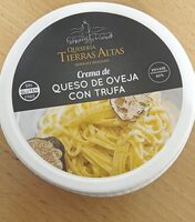 Crema de queso con trufa