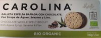 Galleta espelta bañada con chocolate