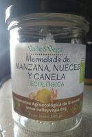 Mermelada de manzana, nueces y canela
