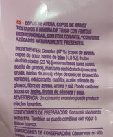 Muesli crujiente con frutas