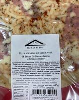 Pizza artesanal de jamon york