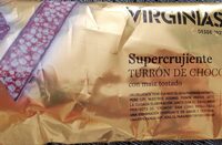 Turrón de chocolate súper crujiente