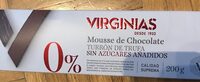 Mousse de chocolate turrón de trufa