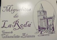 Miguelitos de la Roda, crema de chocolate blanco