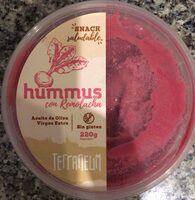 Hummus con remolacha