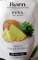 Piña fresca deshidratada
