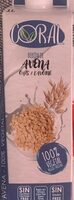 Coral bebida de avena 100 % vegetal