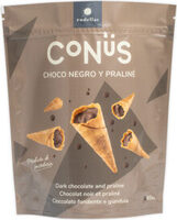 Conüs chocolate negro y praliné