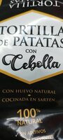 Tortilla de patatas con cebolla