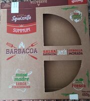 Pizza barbacoa con masa madre