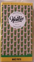 Chocolate blanco con maiz