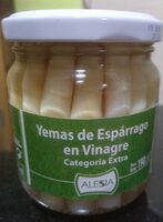Yemas de espárrago blanco en vinagre