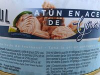 Atún en aceite de girasol
