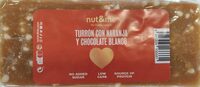 Turrón con naranja y chocolate blanco