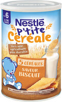 NESTLE P'TITE CEREALE 5 Céréales Saveur Biscuit 415g