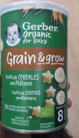 Grain grow  Puffs de Cereales con Plátano