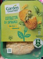 Cotoletta di Spinaci con riso e formaggio