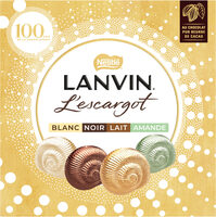 LANVIN L'escargot Lait Blanc Noir AMANDE