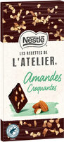 NESTLE L'ATELIER Tablette Chocolat noir amandes croquantes - 100g